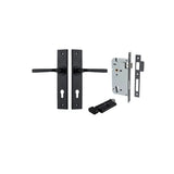 Annecy Lever - Chamfered Backplate Entrance Kit with High Security Lock - entrance set configuration (13 of 18)