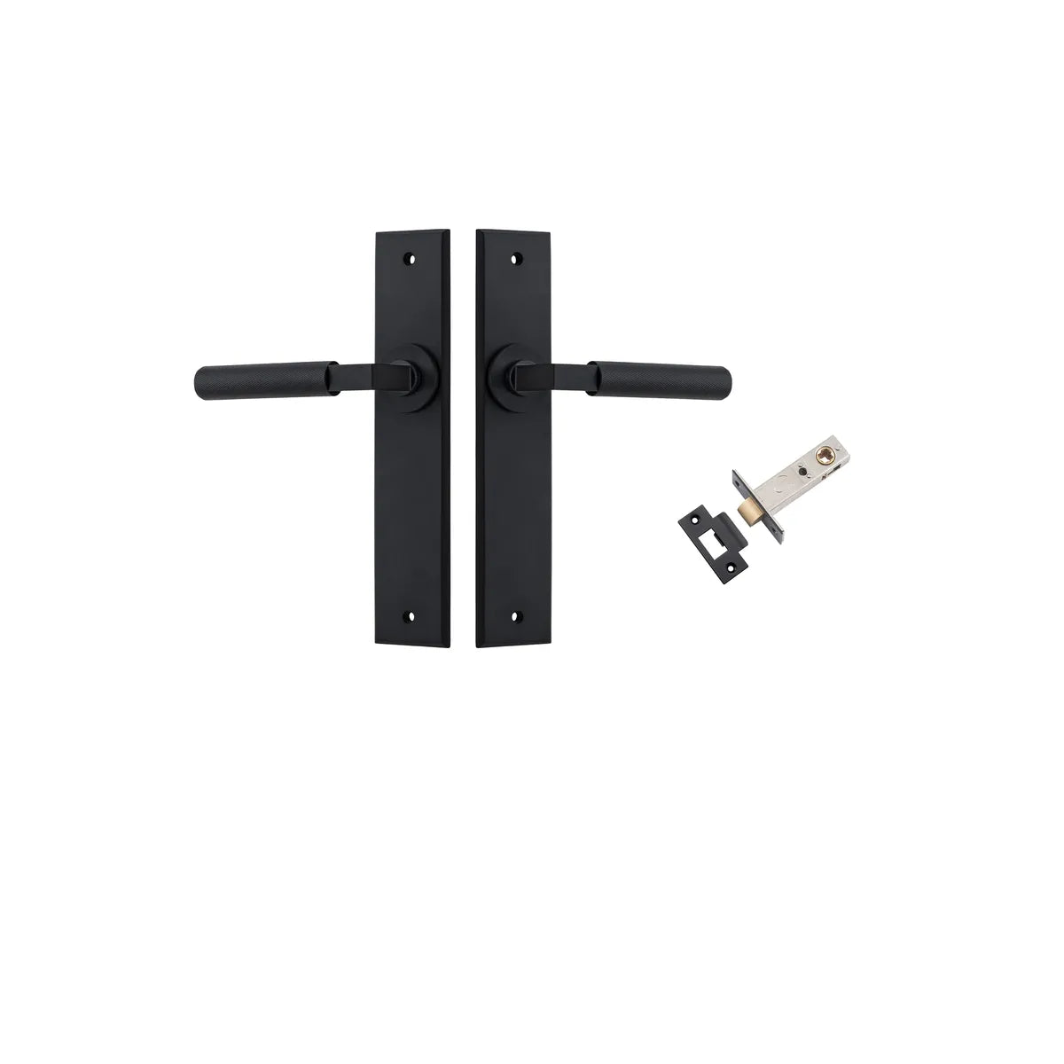 Brunswick Lever - Chamfered Backplate Passage Kit