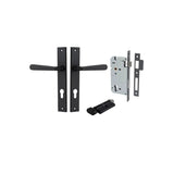 Copenhagen Lever - Rectangular Backplate Entrance Kit with High Security Lock - entrance set configuration (11 of 14)