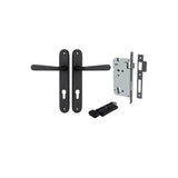 Copenhagen Lever - Oval Backplate Entrance Kit with High Security Lock - entrance set configuration (11 of 14)