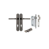 Annecy Lever - Oval Backplate Entrance Kit with High Security Lock - entrance set configuration (12 of 18)