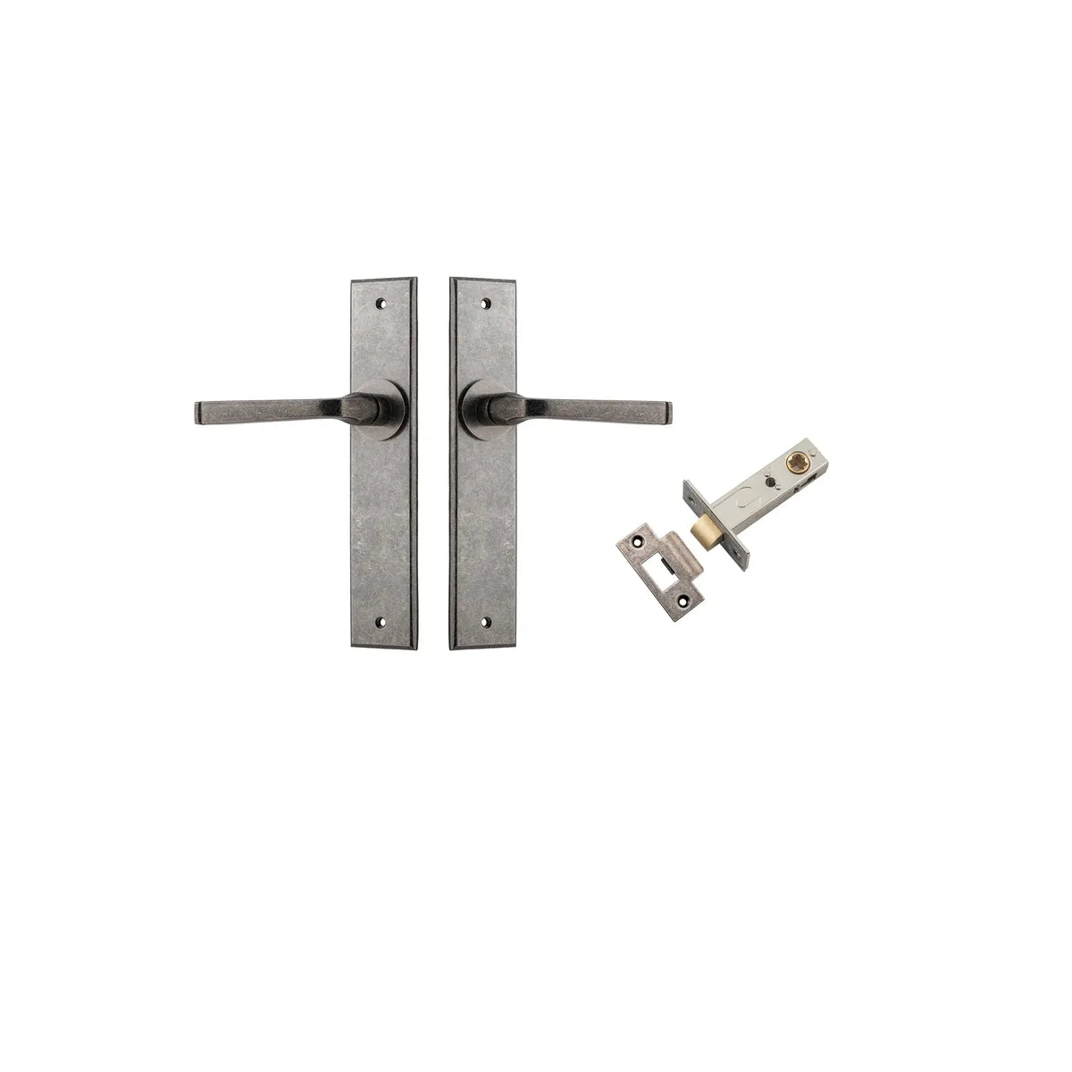 Annecy Lever - Chamfered Backplate Passage Kit