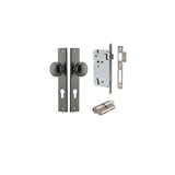Paddington Knob - Rectangular Backplate Entrance Kit with High Security Lock - entrance set configuration (3 of 18)