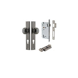 Paddington Knob - Rectangular Backplate Entrance Kit with High Security Lock - entrance set configuration (12 of 18)