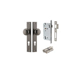Cambridge Knob - Rectangular Backplate Entrance Kit with High Security Lock - entrance set configuration (2 of 18)