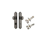 Cambridge Knob - Shouldered Backplate Privacy Kit with Privacy Turn