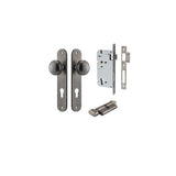 Paddington Knob - Oval Backplate Entrance Kit with High Security Lock - entrance set configuration (12 of 18)