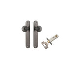 Guildford Knob - Oval Backplate Passage Kit