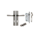 Copenhagen Lever - Rectangular Backplate Entrance Kit with High Security Lock - entrance set configuration (10 of 14)