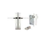 Annecy Lever - Rectangular Backplate Entrance Kit with High Security Lock - entrance set configuration (7 of 18)