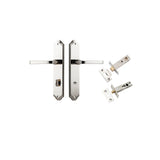 Annecy Lever - Shouldered Backplate Privacy Kit with Privacy Turn