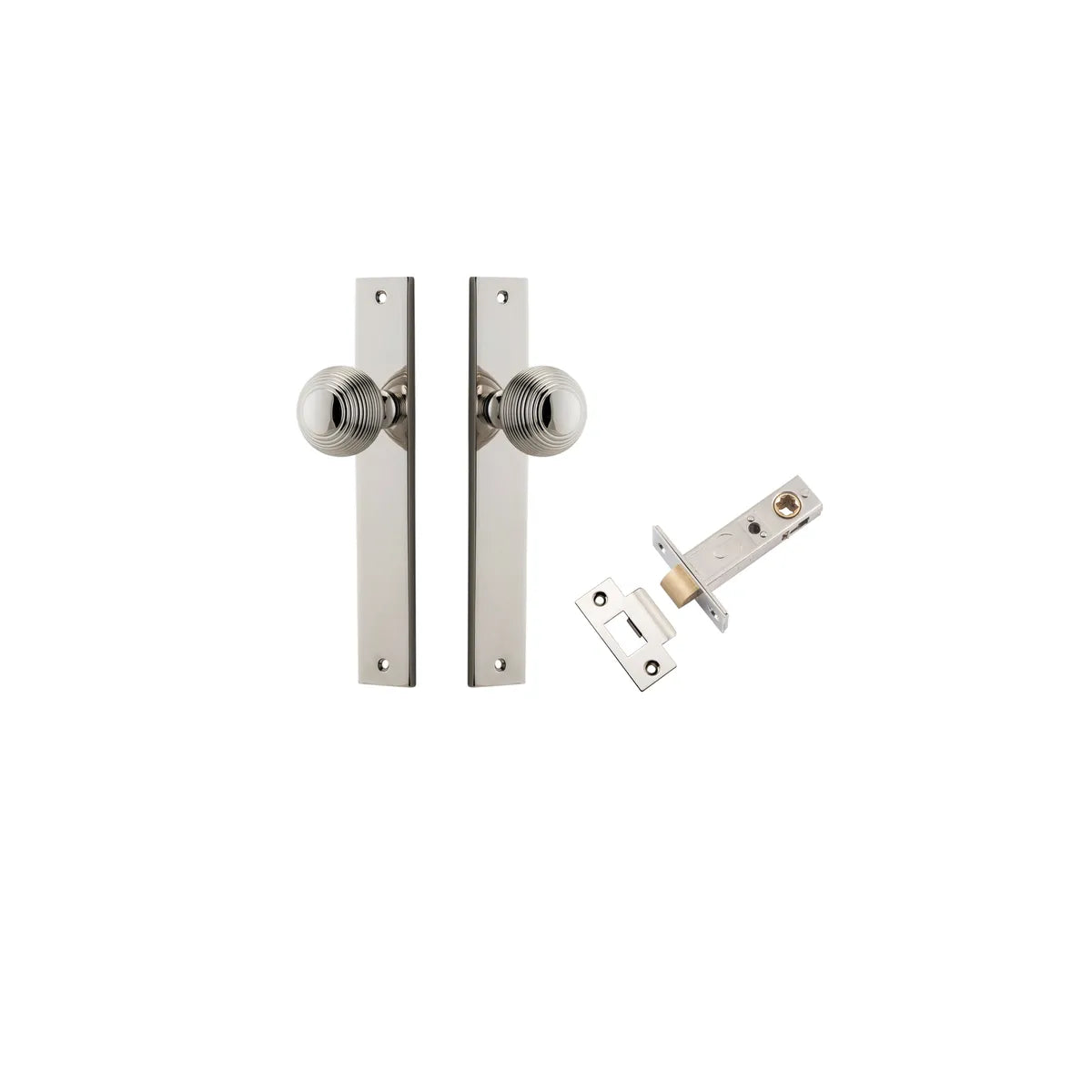 Guildford Knob - Rectangular Backplate Passage Kit