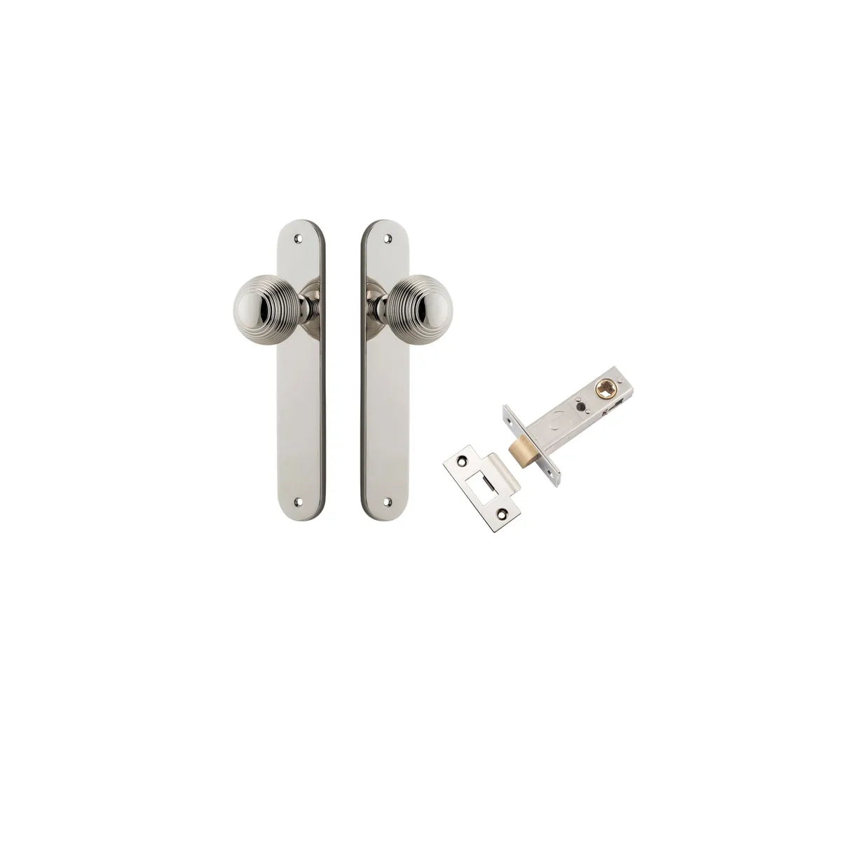 Guildford Knob - Oval Backplate Passage Kit