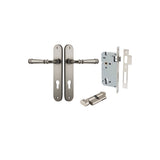 Verona Lever - Oval Backplate Entrance Kit with High Security Lock - entrance set configuration (17 of 18)