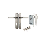 Annecy Lever - Oval Backplate Entrance Kit with High Security Lock - entrance set configuration (17 of 18)