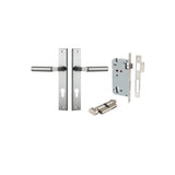 Berlin Lever - Rectangular Backplate Entrance Kit with High Security Lock - entrance set configuration (13 of 14)