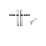 Brunswick Lever - Rectangular Backplate Passage Kit in Satin Nickel - alternative product view