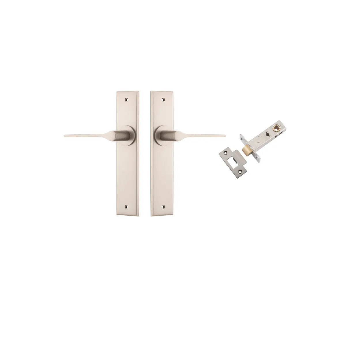 Como Lever - Chamfered Backplate Passage Kit