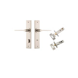 Como Lever - Chamfered Backplate Privacy Kit