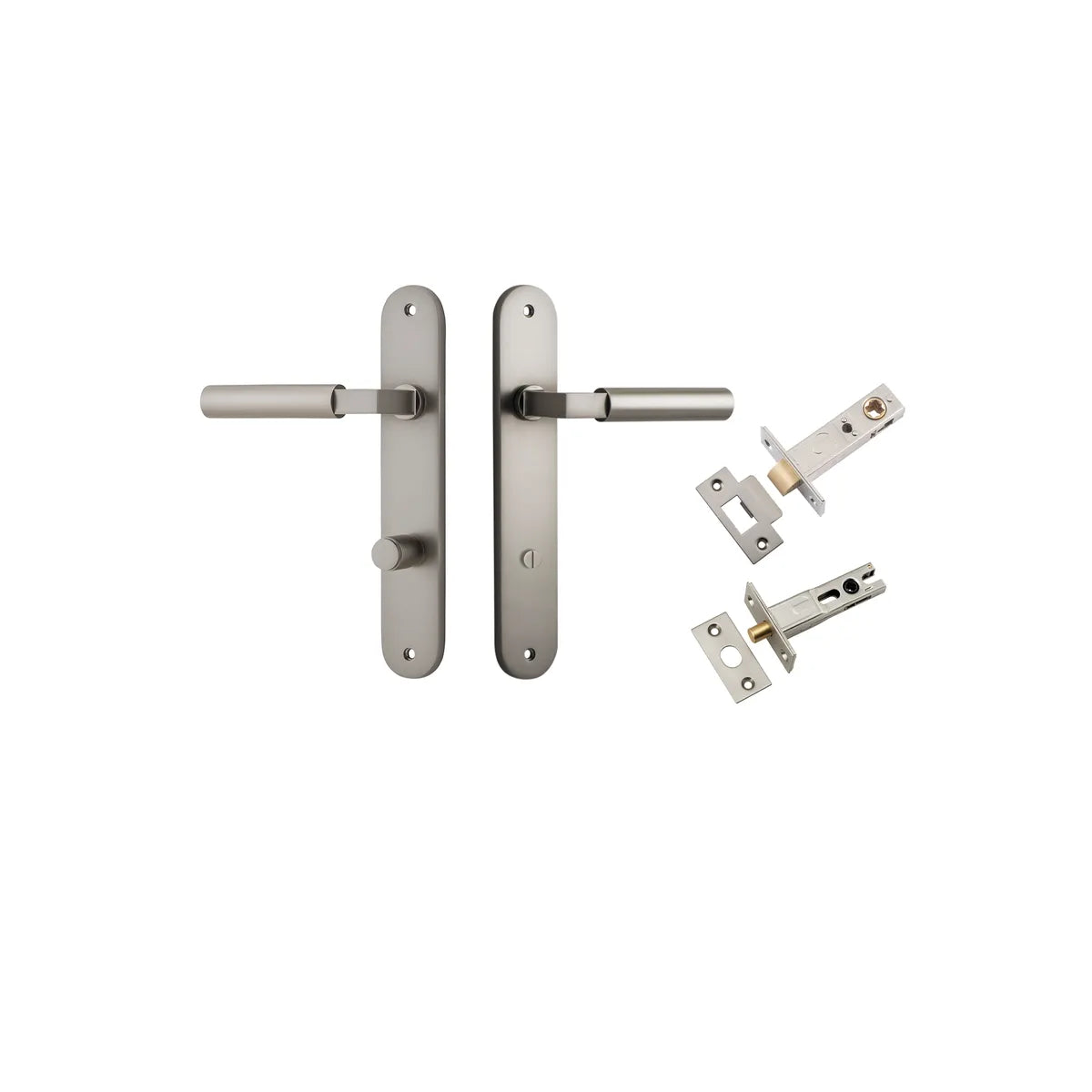 Berlin Lever - Oval Backplate Privacy Kit