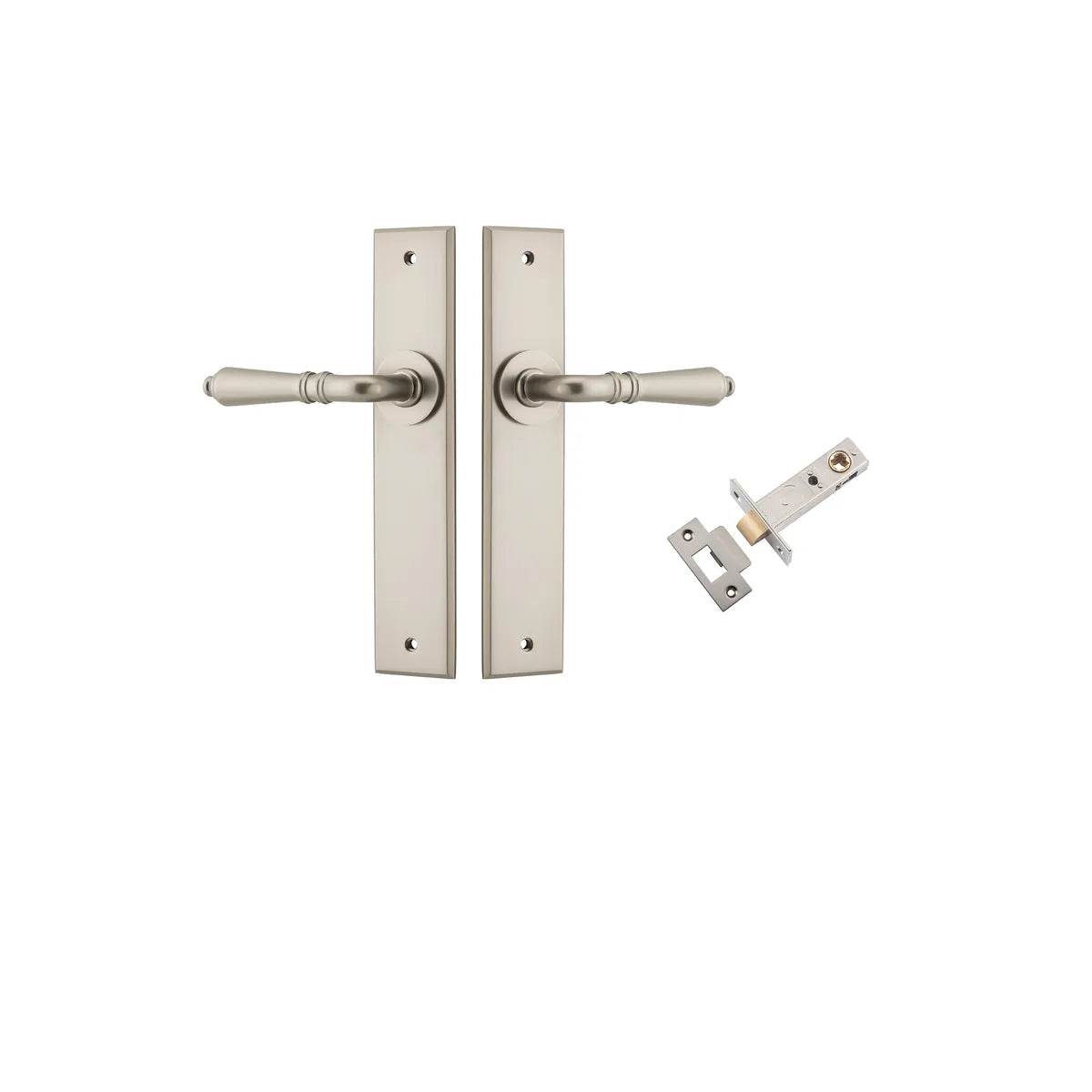Sarlat Lever - Chamfered Backplate Passage Kit