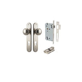 Paddington Knob - Oval Backplate Entrance Kit with High Security Lock - entrance set configuration (8 of 18)