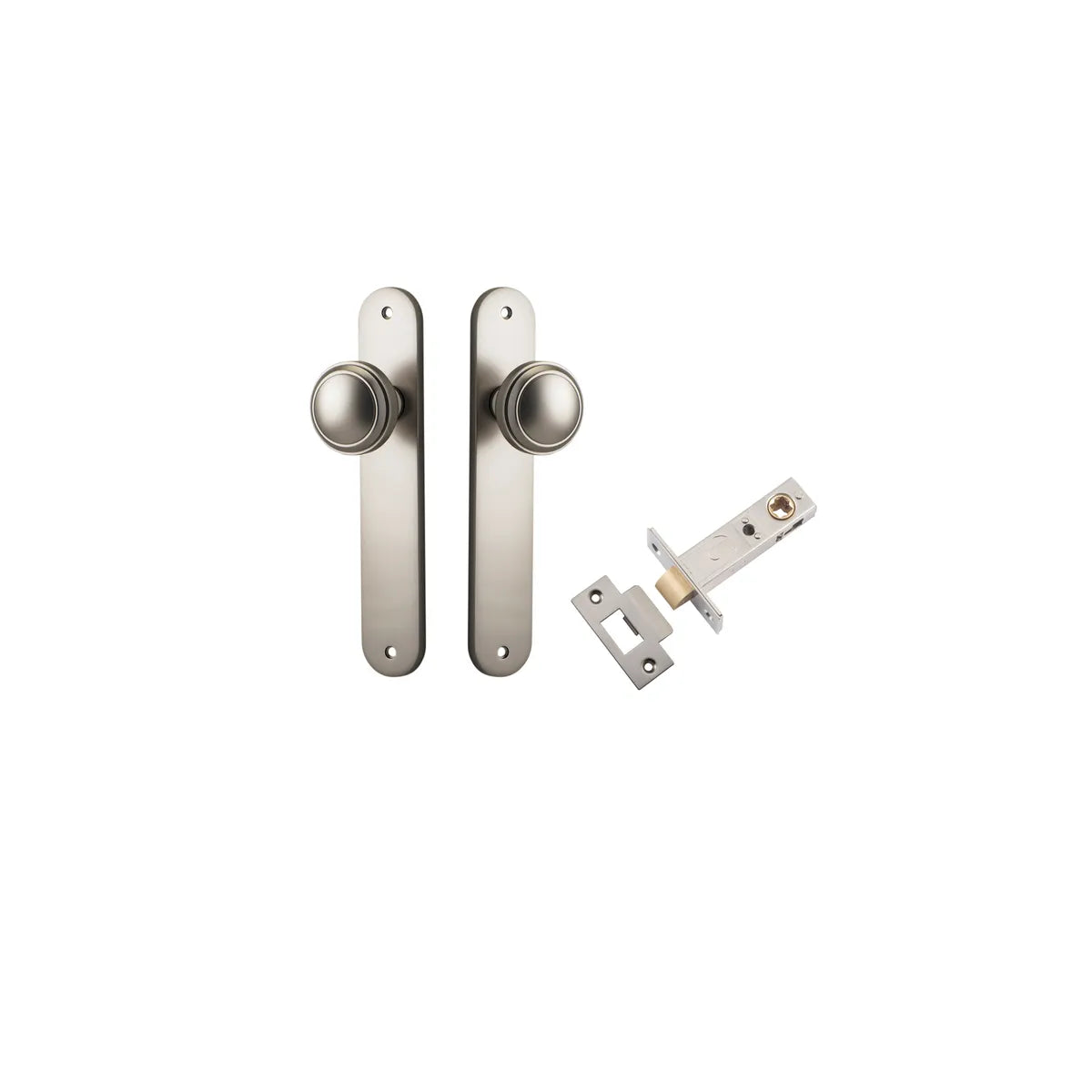 Paddington Knob - Oval Backplate Passage Kit