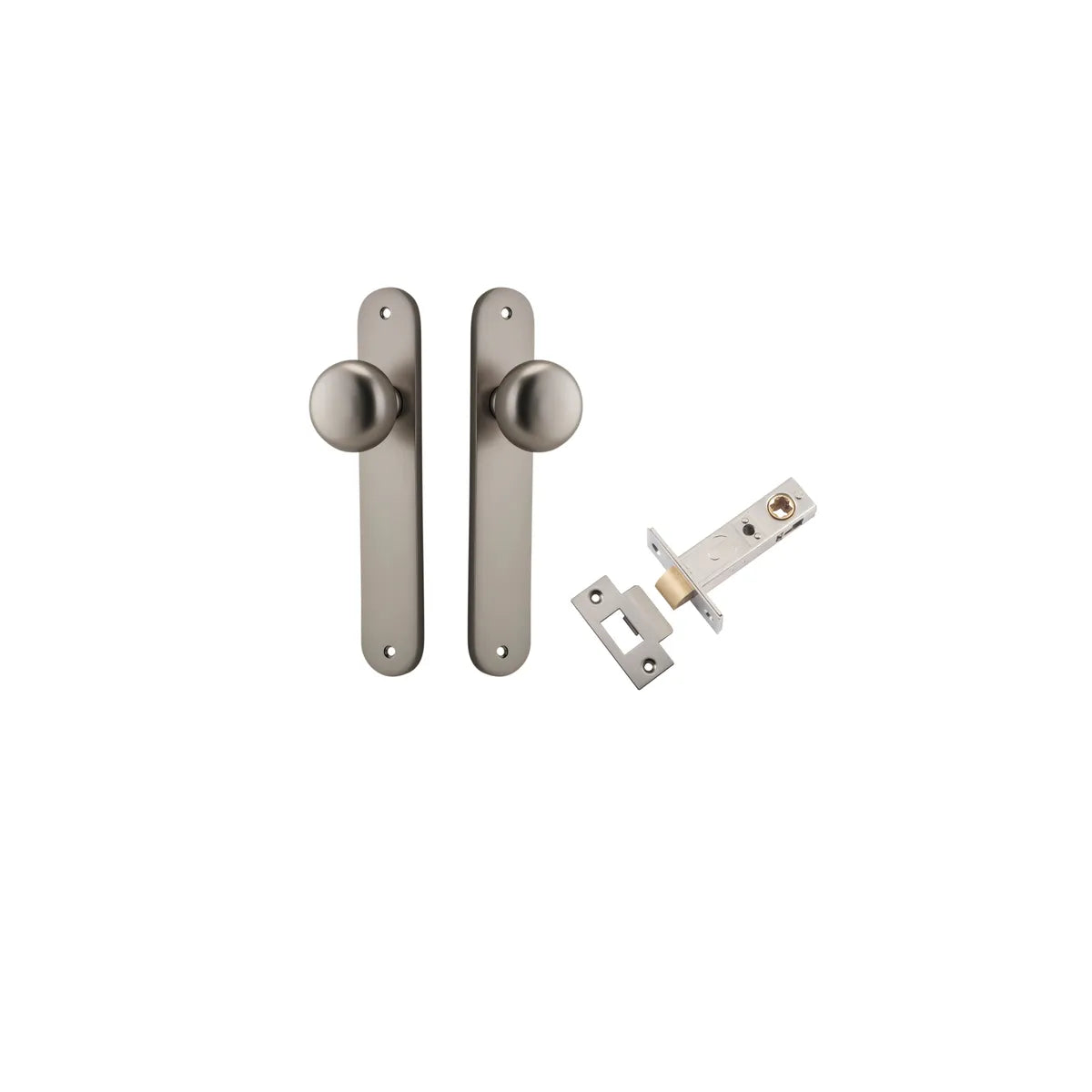 Cambridge Knob - Oval Backplate Passage Kit