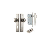 Paddington Knob - Stepped Backplate Entrance Kit with High Security Lock - entrance set configuration (8 of 18)