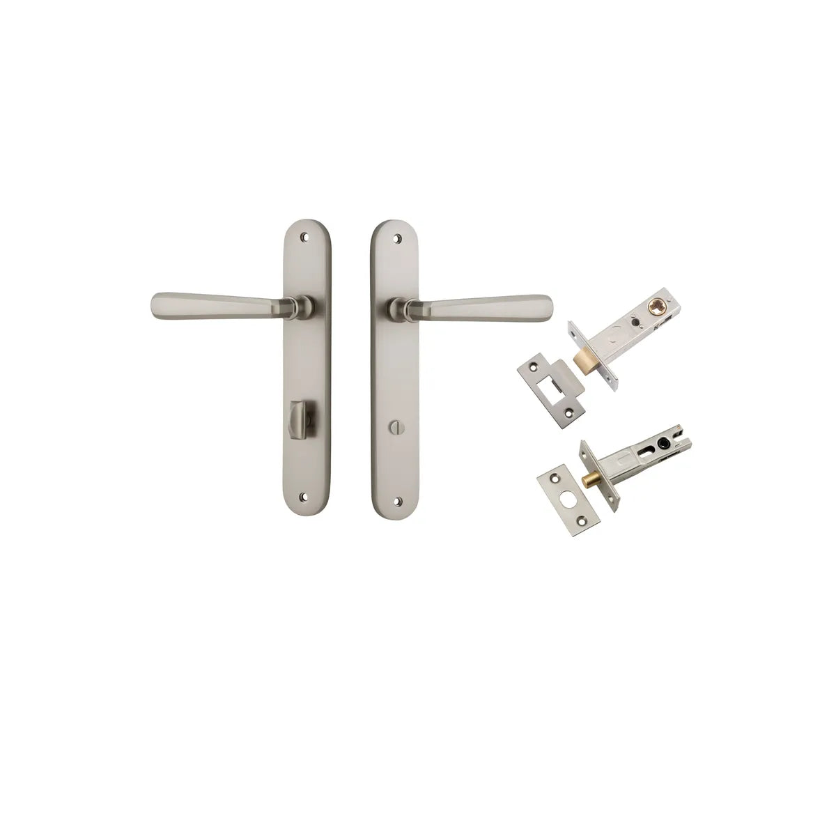 Copenhagen Lever - Oval Backplate Privacy Kit with Privacy Turn
