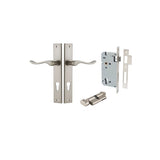 Stirling Lever - Rectangular Backplate Entrance Kit with High Security Lock