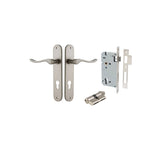 Stirling Lever - Oval Backplate Entrance Kit with High Security Lock - entrance set configuration (7 of 16)