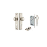 Cambridge Knob - Chamfered Backplate Entrance Kit with High Security Lock - entrance set configuration (8 of 18)