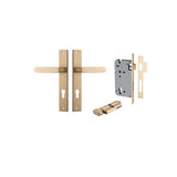 Bronte Lever - Rectangular Backplate Entrance Kit with High Security Lock - entrance set configuration (8 of 14)