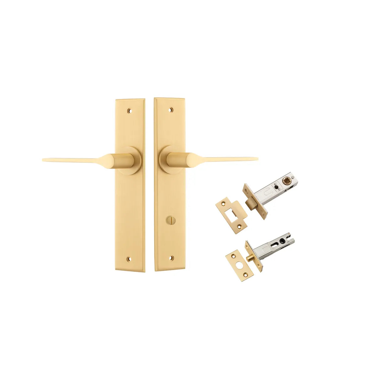 Como Lever - Chamfered Backplate Privacy Kit