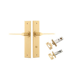 Como Lever - Chamfered Backplate Privacy Kit