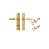 Berlin Lever - Chamfered Backplate Privacy Kit