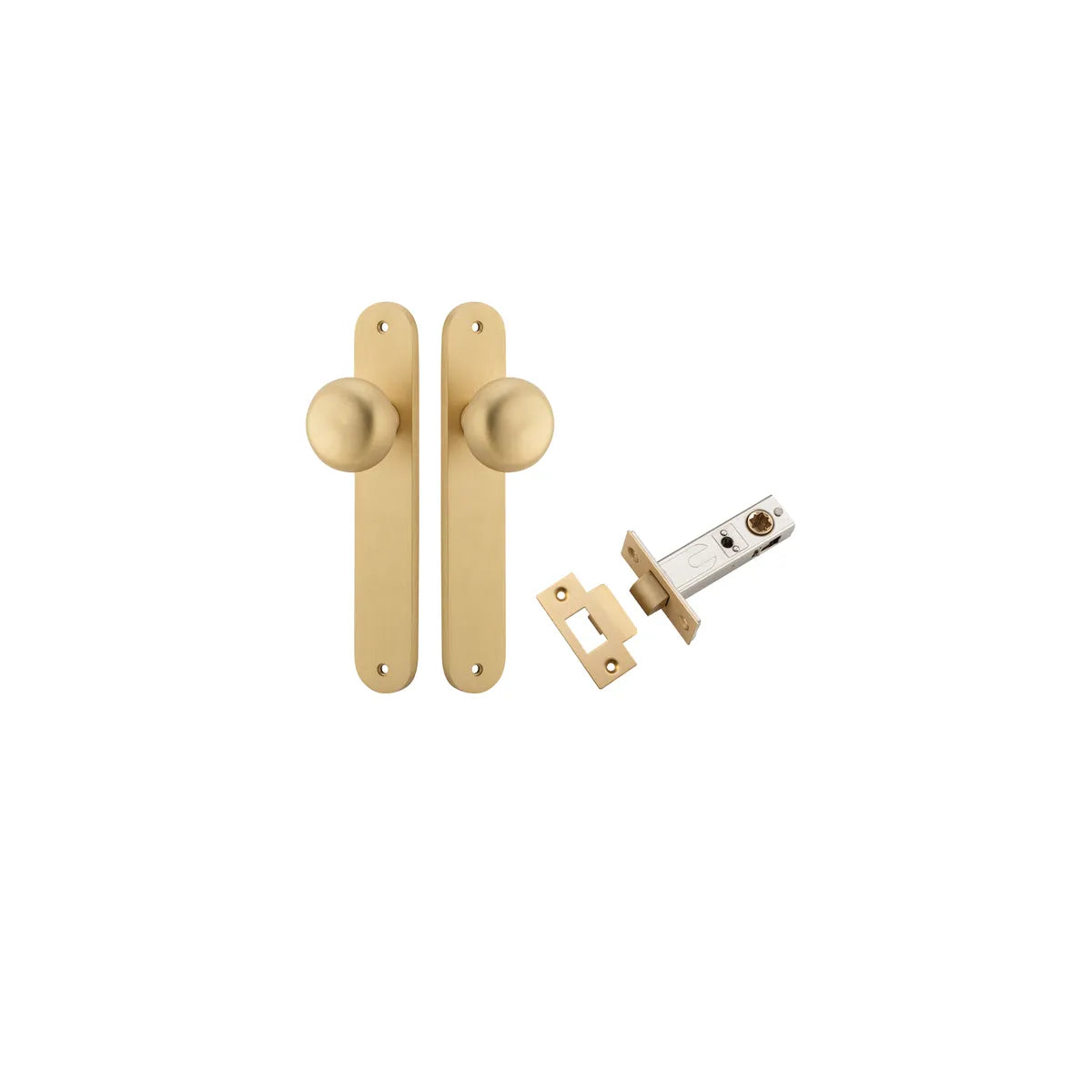 Cambridge Knob - Oval Backplate Passage Kit