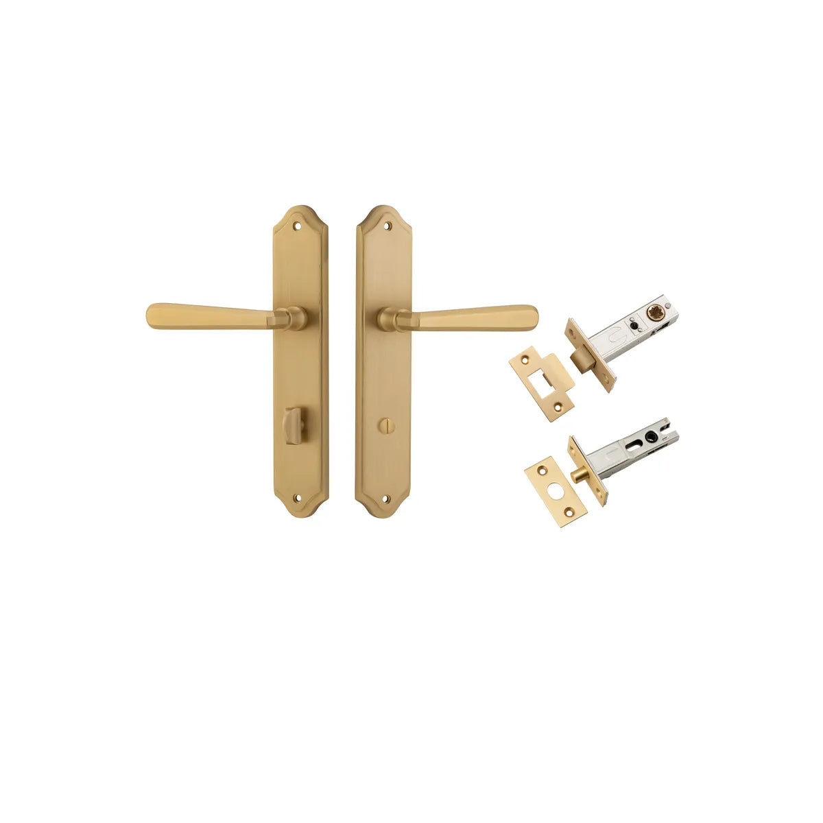 Copenhagen Lever - Shouldered Backplate Privacy Kit with Privacy Turn