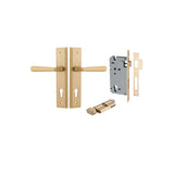 Copenhagen Lever - Stepped Backplate Entrance Kit with High Security Lock - entrance set configuration (8 of 14)