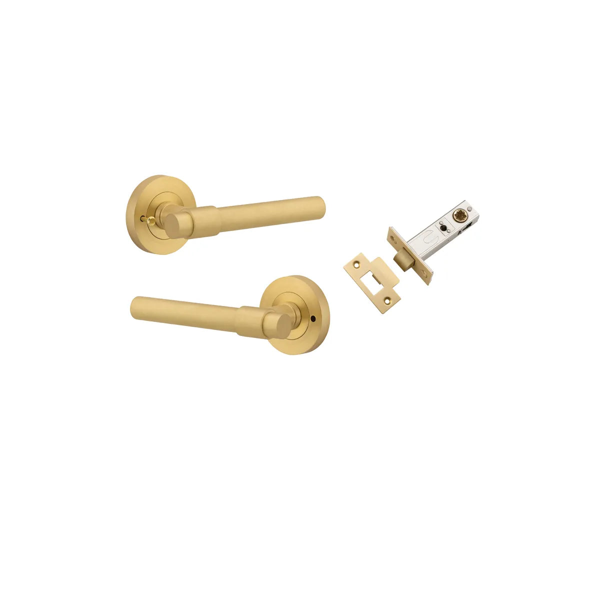 Helsinki Lever - Round Rose (Inbuilt Privacy)
