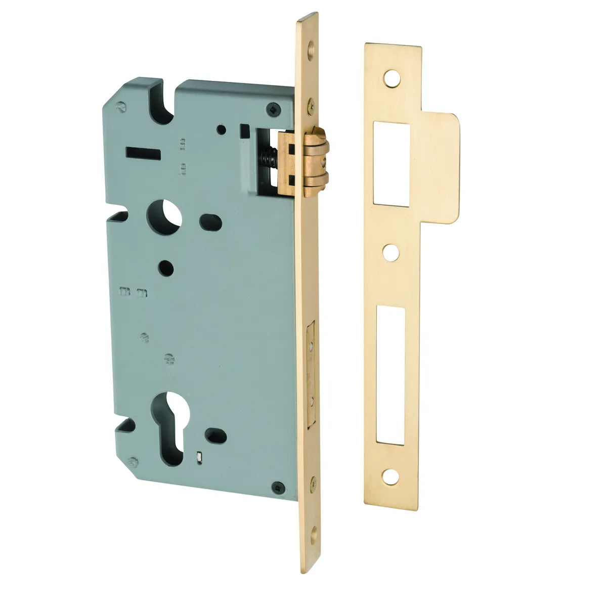 85mm Euro Roller Mortice Lock - 60mm Backset