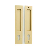 Rectangular Sliding Door Pull Entrance Kit with High Security Lock