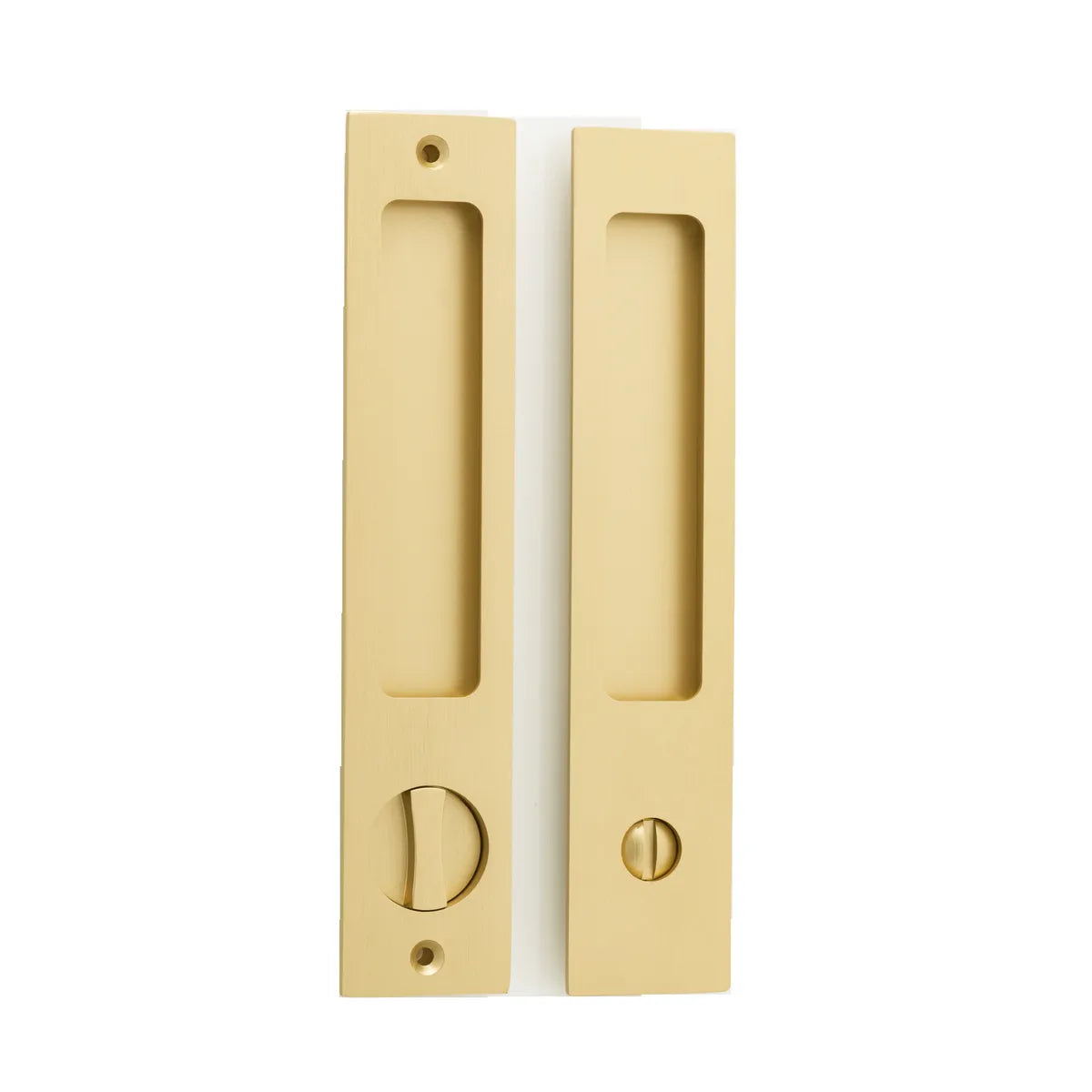 Rectangular Sliding Door Pull Privacy Kit with Privacy Turn