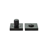 Brunswick Privacy Turn - Square in Signature Brass - rear mounting detail