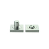 Berlin Privacy Turn - Square in Brushed Chrome - rear mounting detail