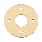 Adaptor Plate - Round in Brushed Brass - front view