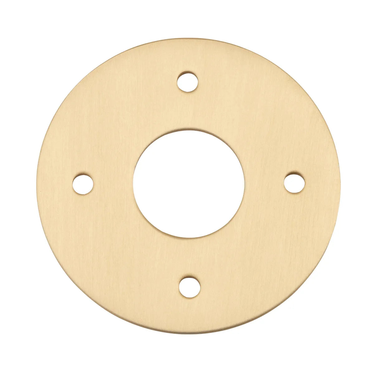 Adaptor Plate - Round in Brushed Brass - front view