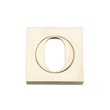 Oval Escutcheon -  Square
