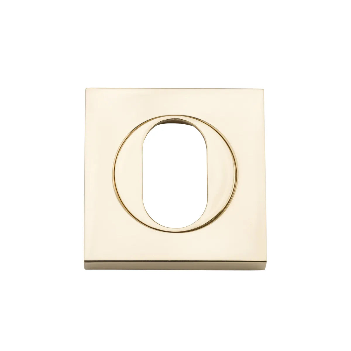 Oval Escutcheon -  Square